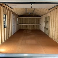 12'x28' Ranch Gable Wood Panel Garage