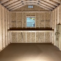 10'x12' Ranch Gable Wood Panel Shed