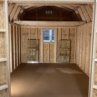 10'x12' High Barn Wood Panel Shed