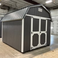 10'x12' High Barn Wood Panel Shed