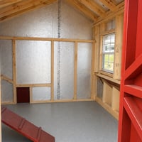 6'x10' Quaker Chicken Coop Combo