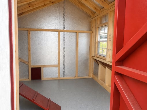 6'x10' Quaker Chicken Coop Combo