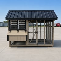 6'x10' Quaker Chicken Coop Combo