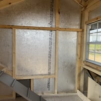 6'x10' Quaker Chicken Coop Combo