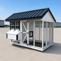 104659-1 6'x10' Quaker Chicken Coop Combo