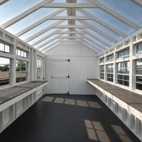 10'x24' Greenhouse Shed Combo