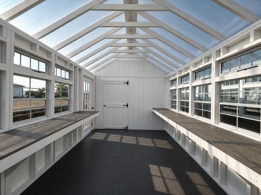 10'x24' Greenhouse Shed Combo