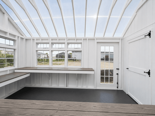 10'x24' Greenhouse Shed Combo