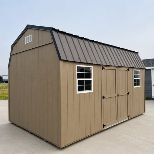 10'x16' Economy High Barn Wood Shed - USED-SOLD AS IS