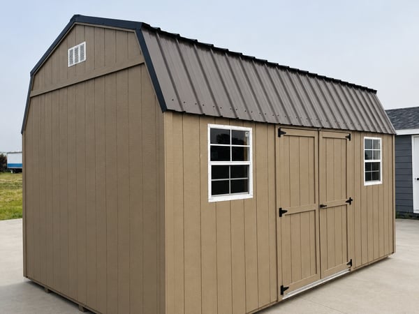 10'x16' Economy High Barn Wood Shed - USED-SOLD AS IS