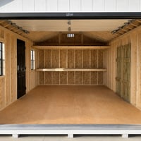 12'x20' Ranch Gable Wood Panel Garage