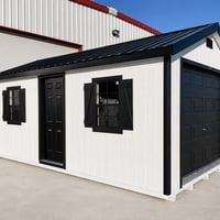 12'x20' Ranch Gable Wood Panel Garage