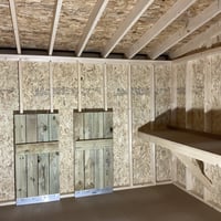 10'x16' Studio Wood Panel Shed