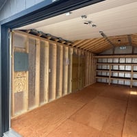12'x24' Ranch Gable Wood Panel Garage