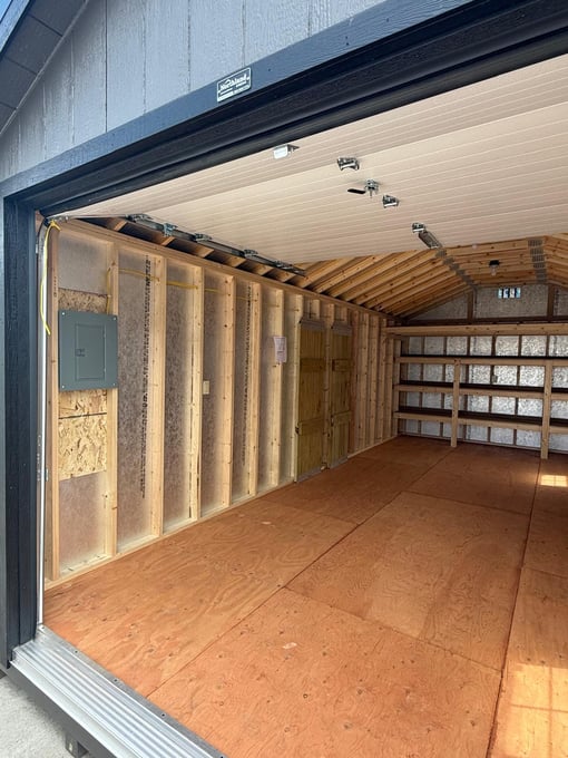 12'x24' Ranch Gable Wood Panel Garage