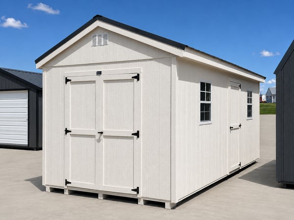 74567 10'x20' Economy Ranch Gable Wood Shed