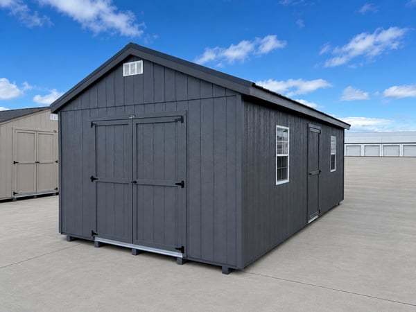 74593 12'x24' Economy Ranch Gable Wood Shed