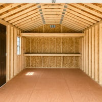 12'x24' Ranch Gable Wood Panel Garage
