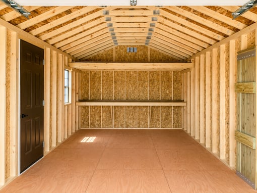 12'x24' Ranch Gable Wood Panel Garage