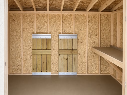 10'x12' Studio Wood Panel Shed