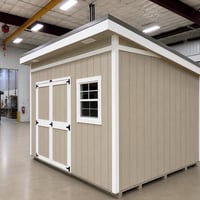 10'x12' Studio Wood Panel Shed