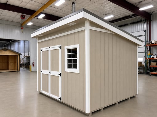 10'x12' Studio Wood Panel Shed
