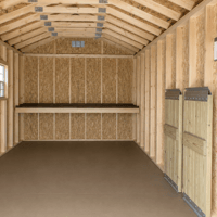 10'x20' Ranch Gable Wood Panel Shed