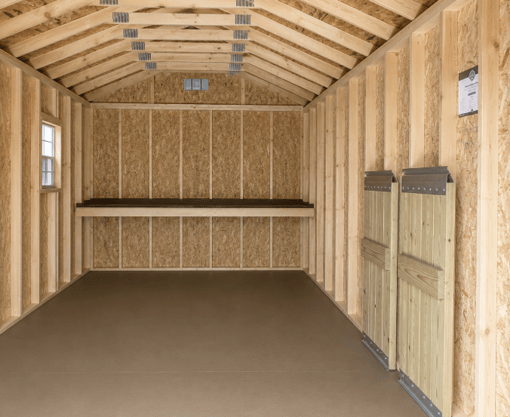 10'x20' Ranch Gable Wood Panel Shed