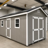 10'x20' Ranch Gable Wood Panel Shed