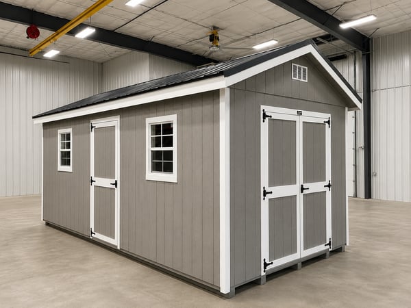 10'x20' Ranch Gable Wood Panel Shed