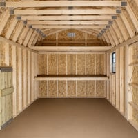 10'x20' High Barn Wood Panel Shed