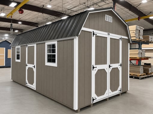 75535 10'x20' High Barn Wood Panel Shed