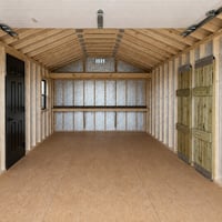 12'x24' Ranch Gable Wood Panel Garage