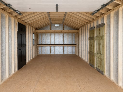 12'x24' Ranch Gable Wood Panel Garage