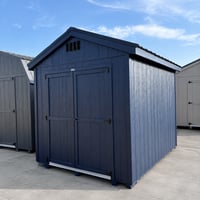 8'x10' Economy Ranch Gable Wood Shed