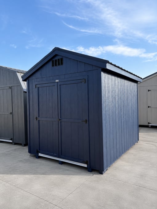 8'x10' Economy Ranch Gable Wood Shed