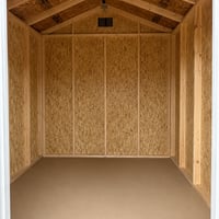 8'x10' Economy Ranch Gable Wood Shed