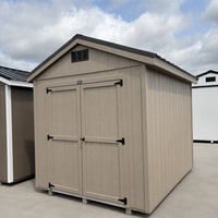 8'x10' Economy Ranch Gable Wood Shed