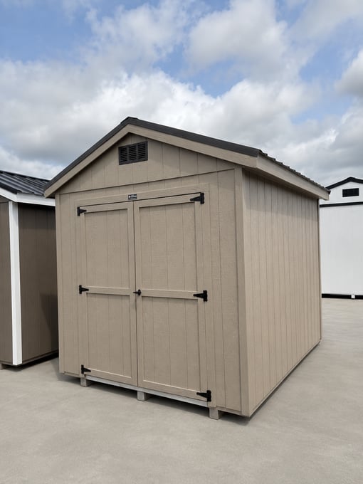 8'x10' Economy Ranch Gable Wood Shed