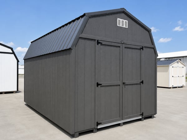 75568 10'x16' Economy High Barn Wood Shed