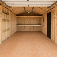 12'x24' Ranch Gable Wood Panel Garage