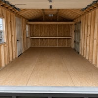 12'x24' Ranch Gable Wood Panel Garage