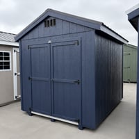 8'x10' Economy Ranch Gable Wood Shed