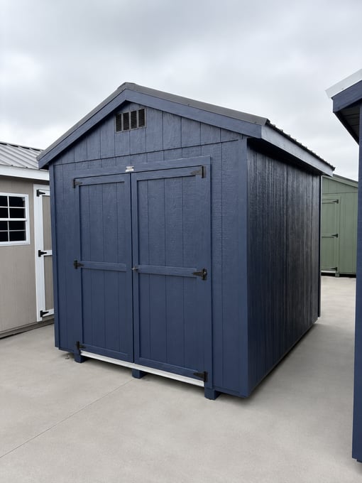 8'x10' Economy Ranch Gable Wood Shed
