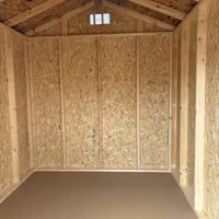 8'x10' Economy Ranch Gable Wood Shed