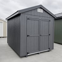 8'x10' Economy Ranch Gable Wood Shed