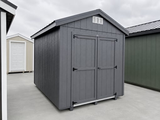 8'x10' Economy Ranch Gable Wood Shed