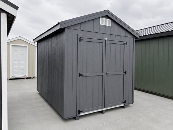8'x10' Economy Ranch Gable Wood Shed