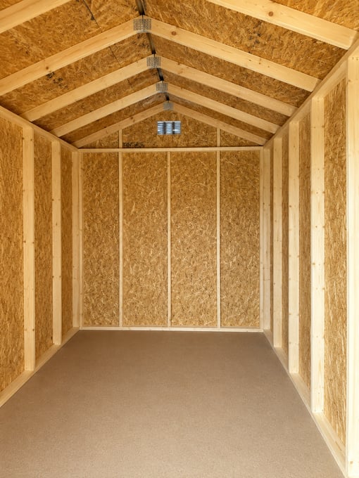 8'x10' Economy Ranch Wood Panel Shed