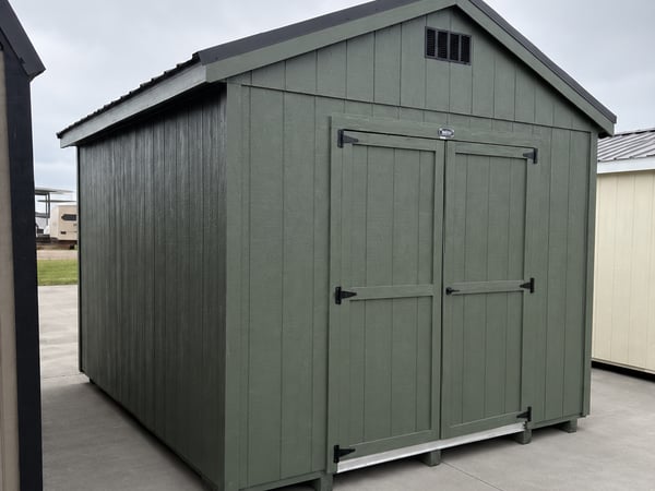 75735 10'x12' Economy Ranch Gable Wood Shed
